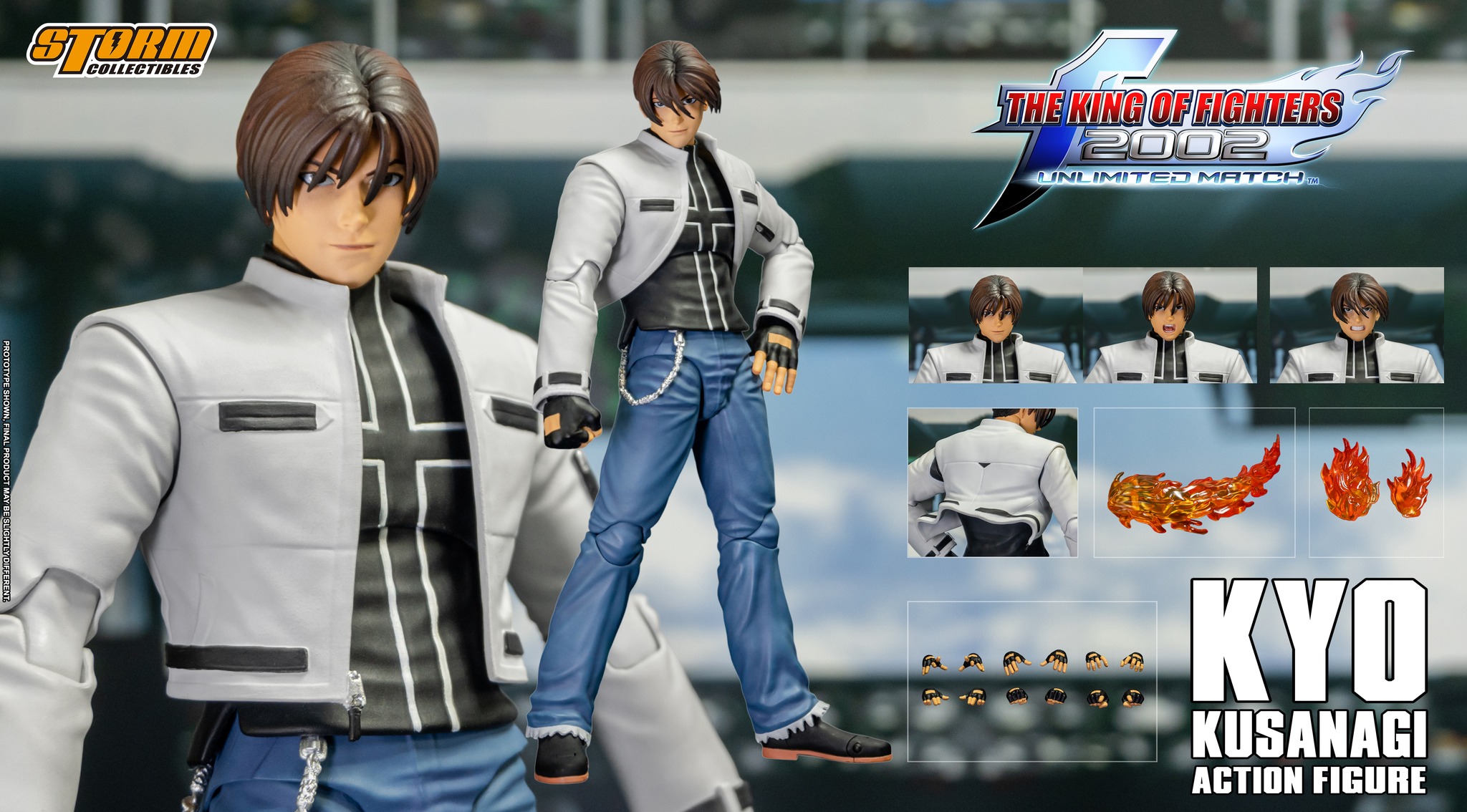 [สั่งจอง]Storm Collectibles SKKF08 1/12 : King of Fighters 2002 Unlimited Match - KYO KUSANAGI