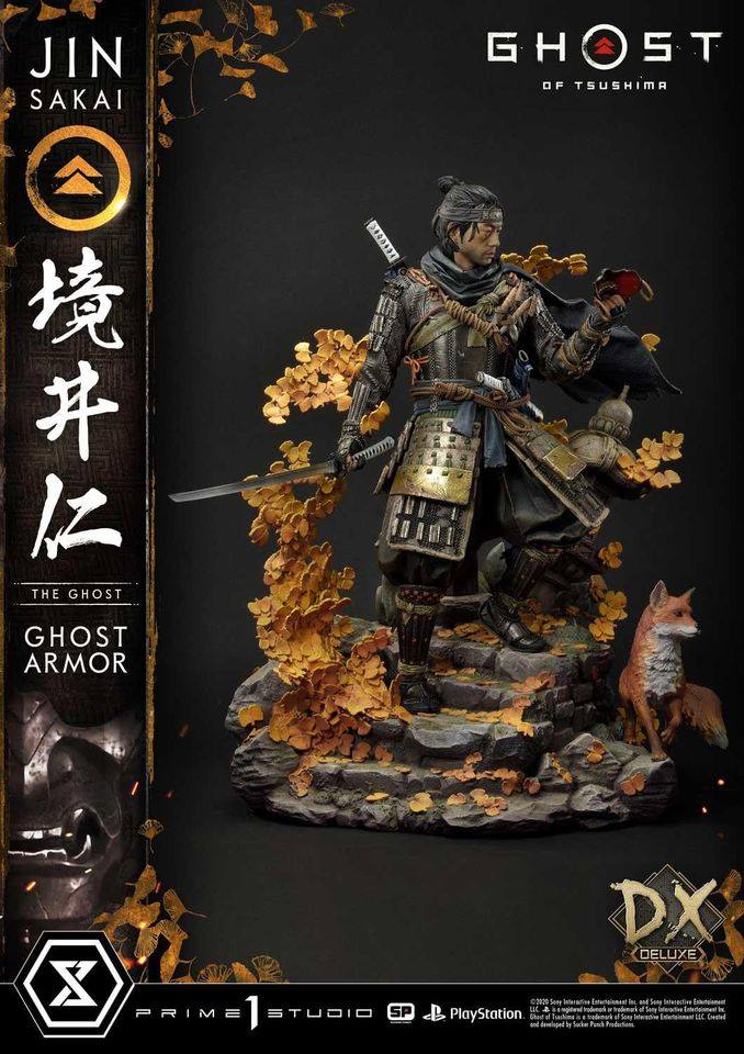 [สั่งจอง]Prime 1 Studio UPMGHOT-01DX : Ghost of Tsushima Jin Sakai, The Ghost - Ghost Armor [Deluxe Version]