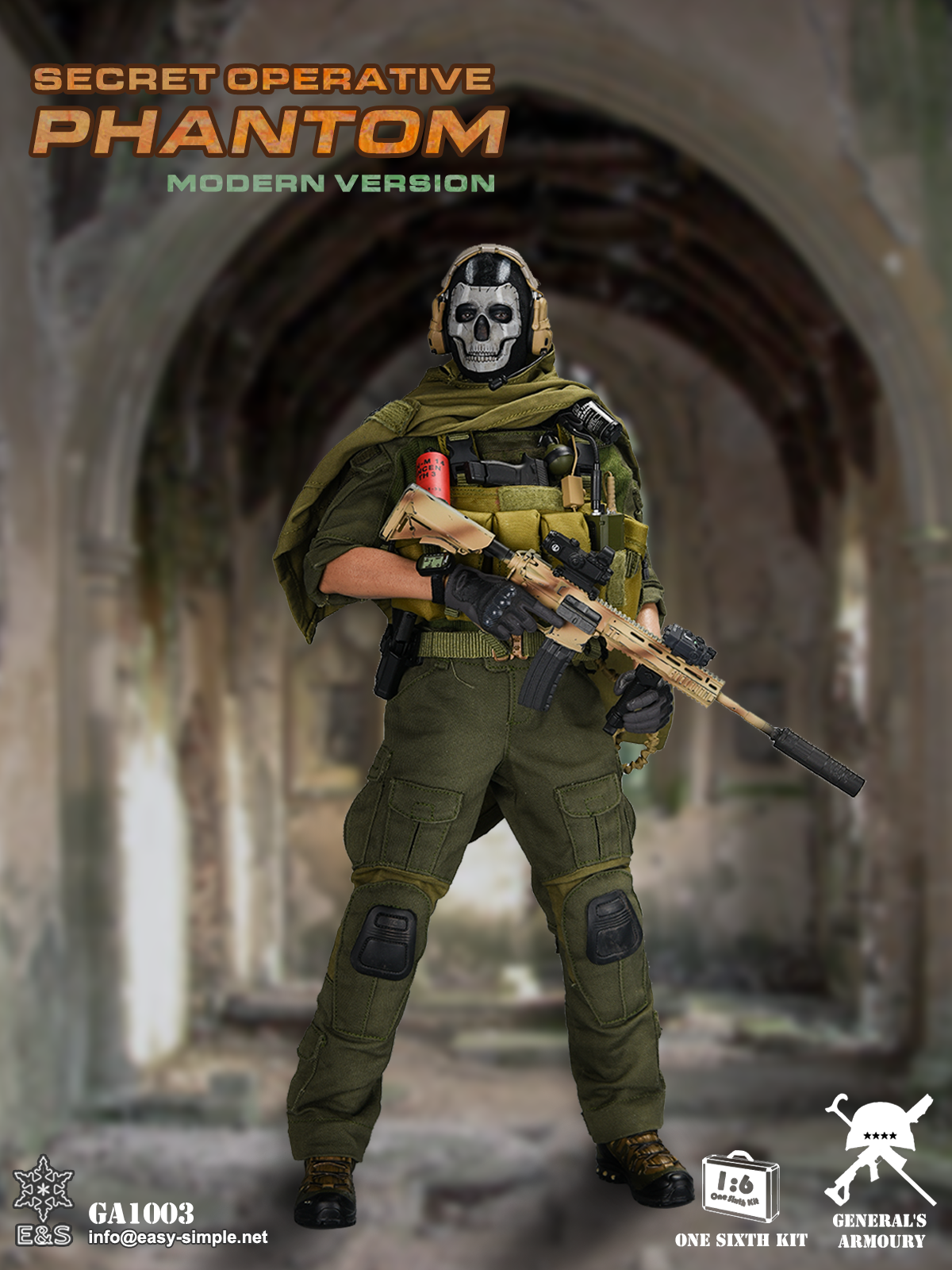[สั่งจอง] General's Armoury EASY&SIMPLE GA1003 1/6 Scale Special Operative