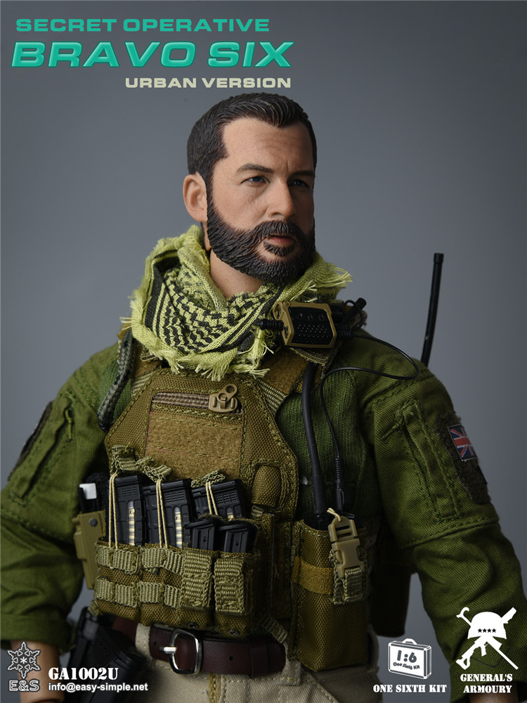 [สั่งจอง] General's Armoury GA1002U 1/6 scale Secret Operative Bravo 6 Urban Version