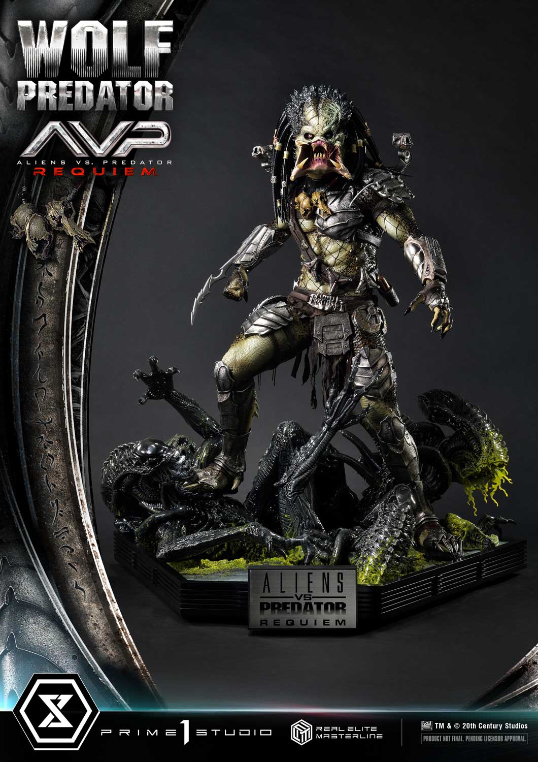 [สั่งจอง]Prime 1 Studio : Wolf Predator (Aliens vs. Predator: Requiem)