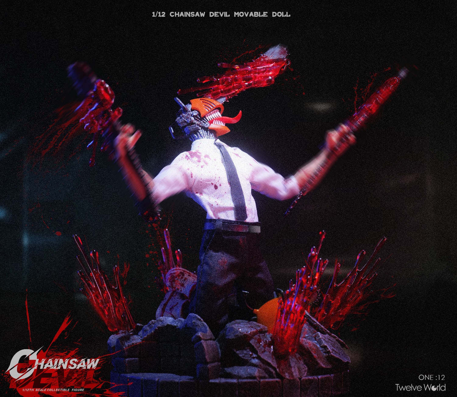 [พร้อมส่ง] TWTOYS TW2258 1/12 : Chainsaw Devil TW2258A - TW2258 มีให้เลือก3แบบ