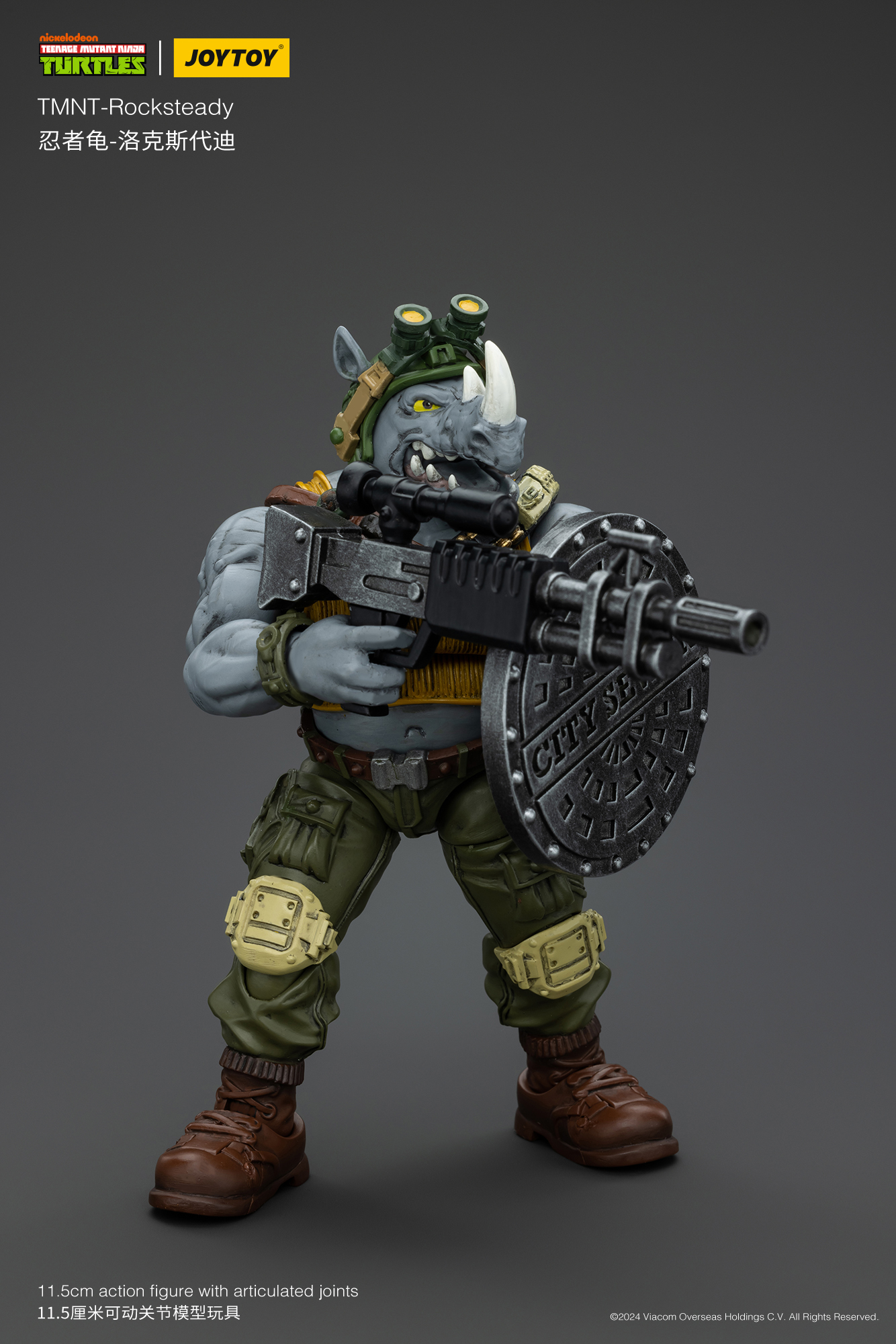 [พร้อมส่ง] "Joy toy 1/18 : TMNT - JT8469 : Rocksteady