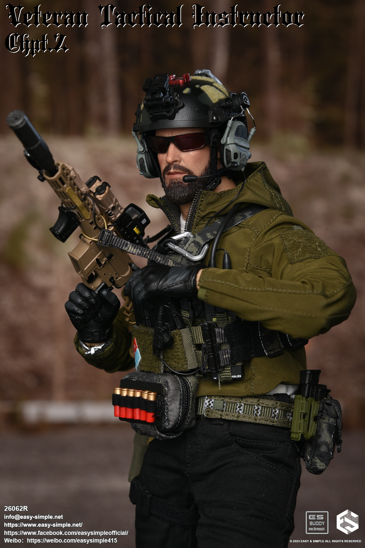 [สั่งจอง] Easy&Simple 26062R 1/6 : Veteran Tactical Instructor Chapter II