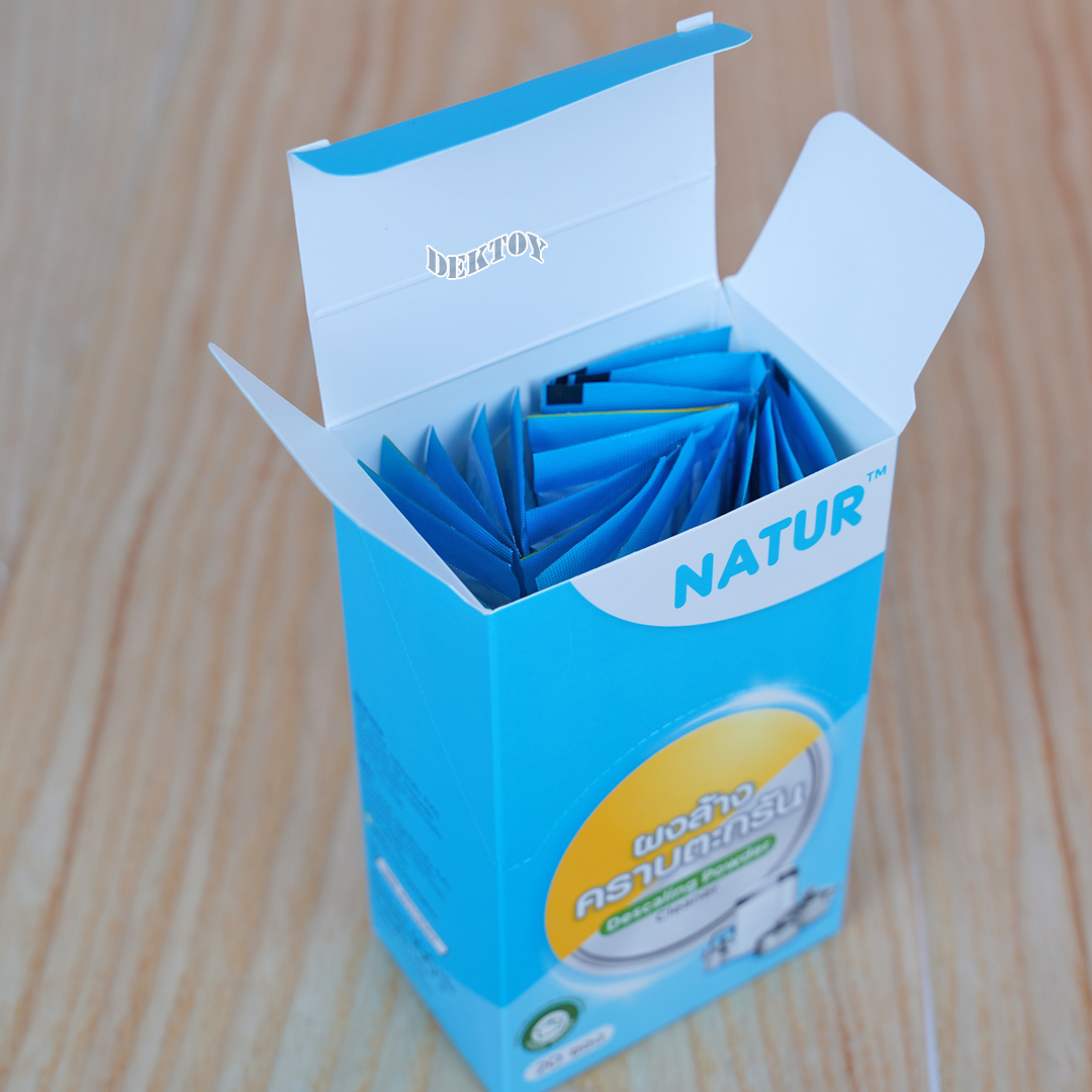Natur เนเจอร์ ผงล้างคราบตะกรัน ฐานเครื่องนึ่งขวดนม 50/100กรัม 80145