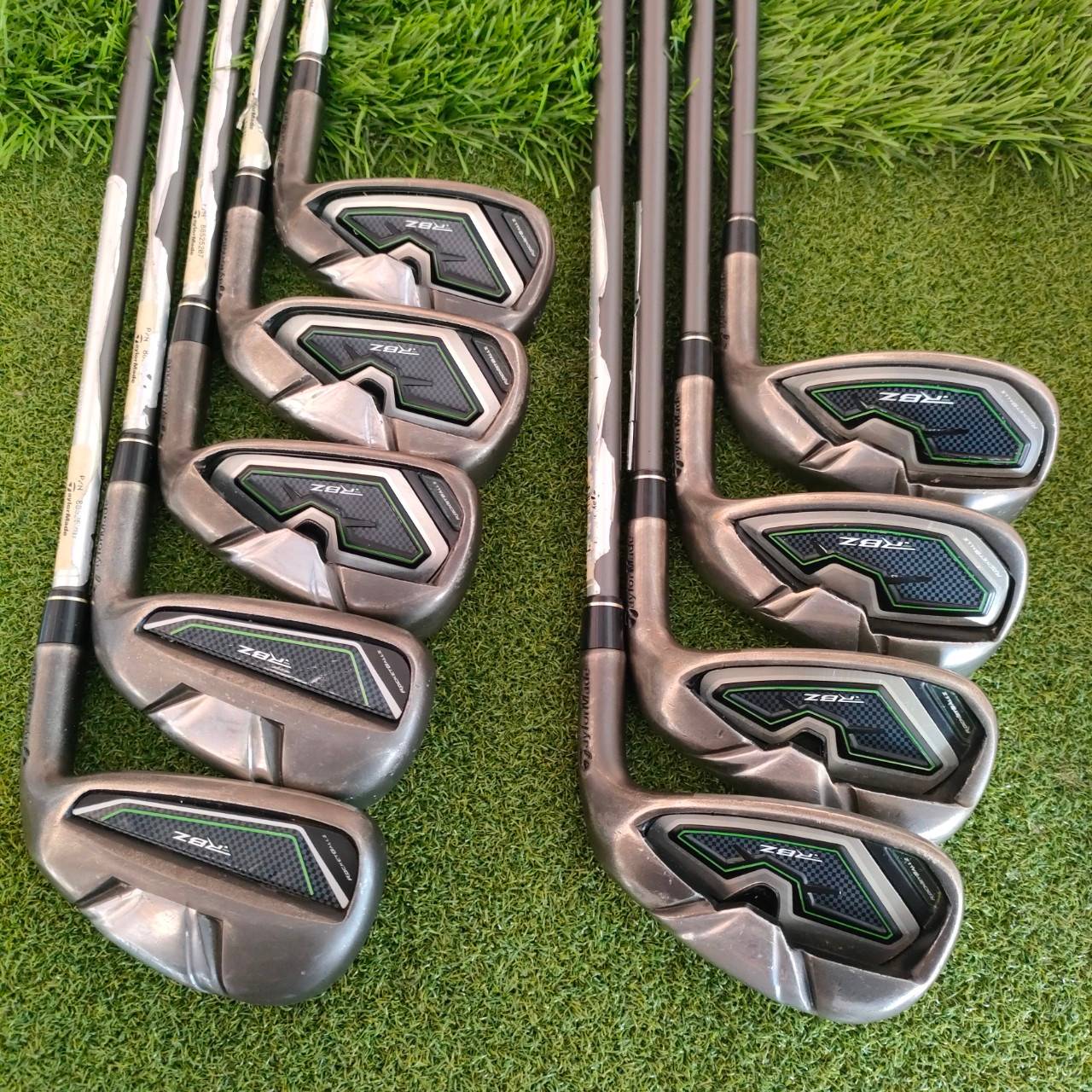 ชุดเหล็ก TAYLORMADE RBZ มีเหล็ก 4- 9 PW AW SW ชุด 9 ชิ้น ก้าน TAYLORMADE RBZ FLEX S เหล็กตีง่ายตีไกลและตีมันส์มาก