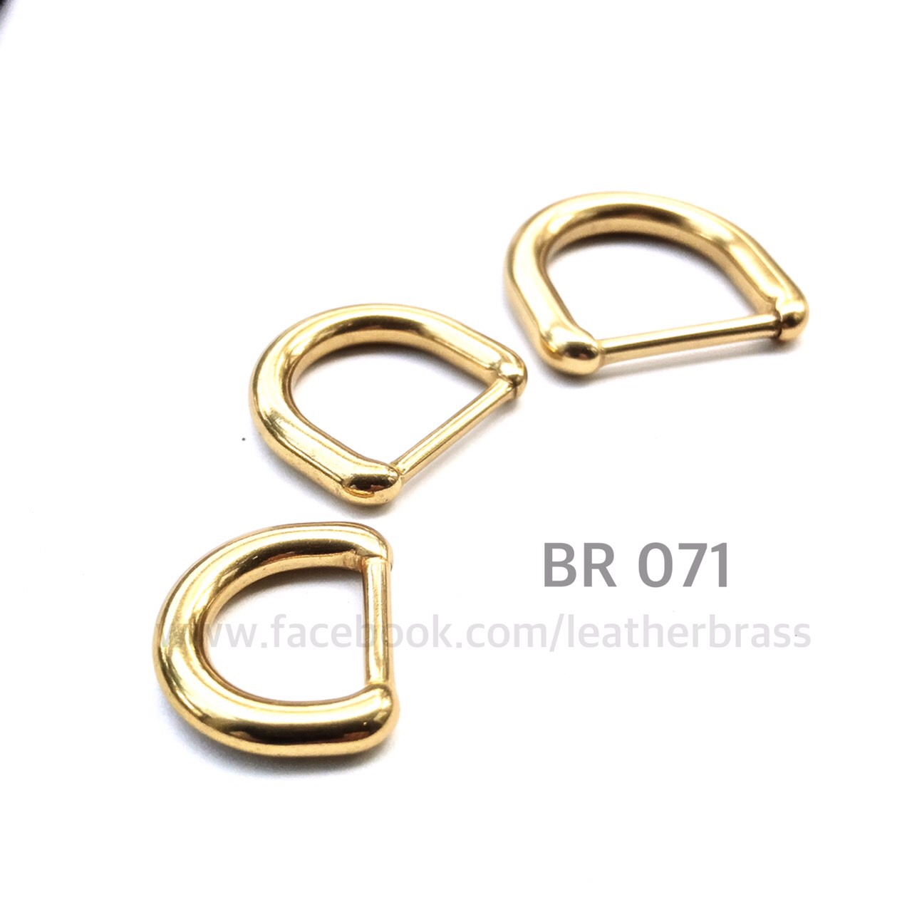 BR071 ห่วงตัวดีญี่ปุ่น อะไหล่ทองเหลืองแท้ อุปกรณ์DIY อุปกรณ์งานหนัง leatherbrass**ราคาต่อชิ้น**