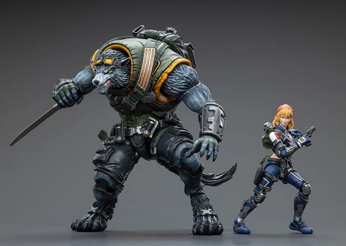 [พร้อมส่ง] JOYTOY 1/18 - JT4645 : Ariadna Equipe Mirage-5 SERGENT DUROC & LIEUTENANT MARGOTBERTHIER