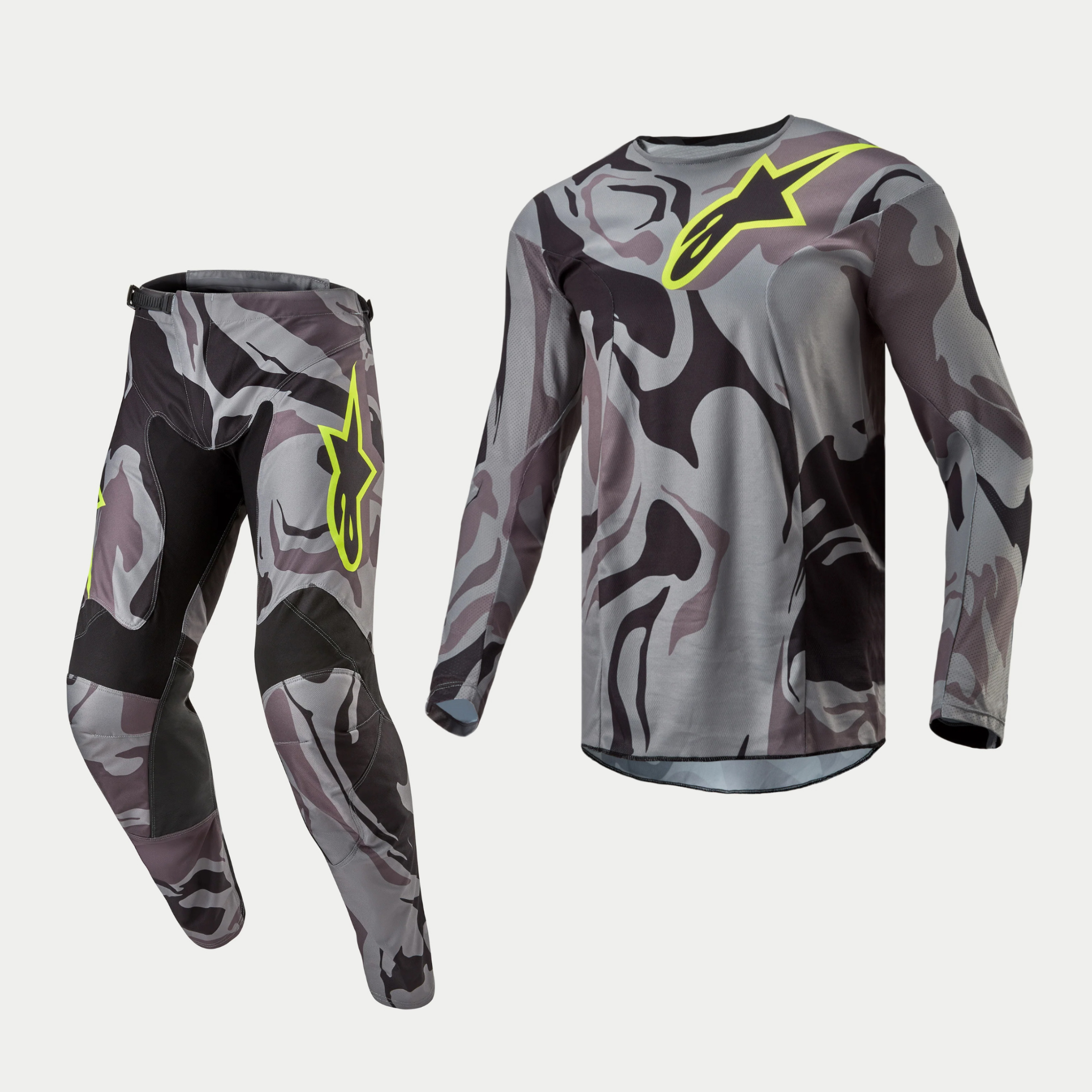 ชุด Alpinestars 2024 Racer Tactical - Cast Gray/Camo Magnet