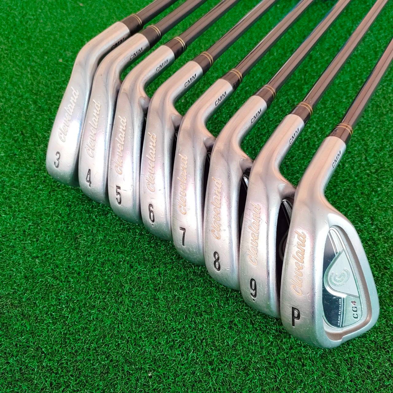 ชุดเหล็ก CLEVELAND CG4 CMM มีเหล็ก 3- 9 เเละ PW ครบชุด ก้าน GRAFALLOY ATTACKLITE FLEX R เหล็กคุณภาพดี เน้นตีง่าย ตีแม่นๆ ตกหยุด