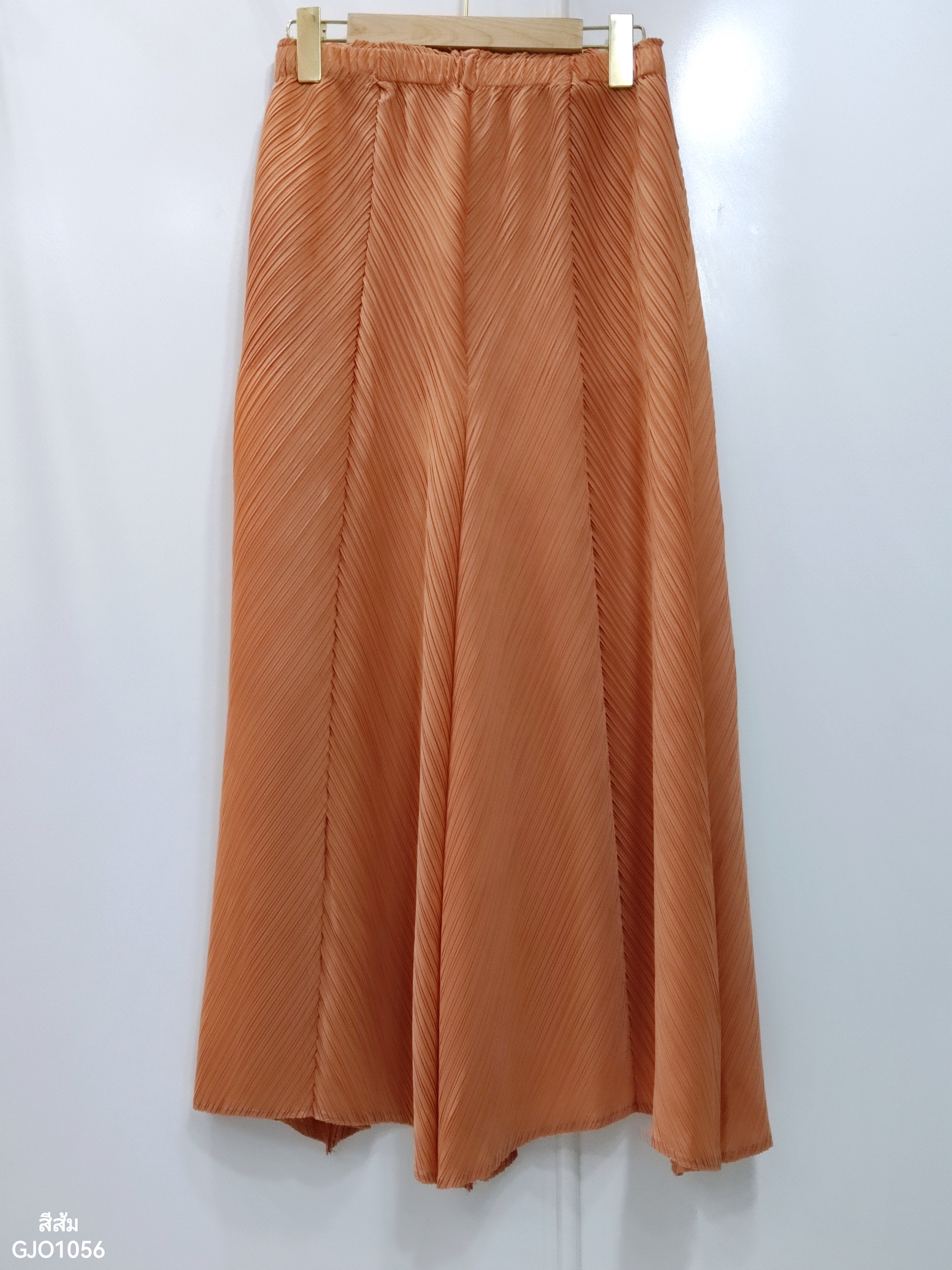 ปรับราคาลง20%!! ยาว 35 นิ้ว! 2MUAY รุ่น GJO1056 กางเกงพลีทคุณภาพ FLARE PLEATED PANTS 10 สี FREE SIZE