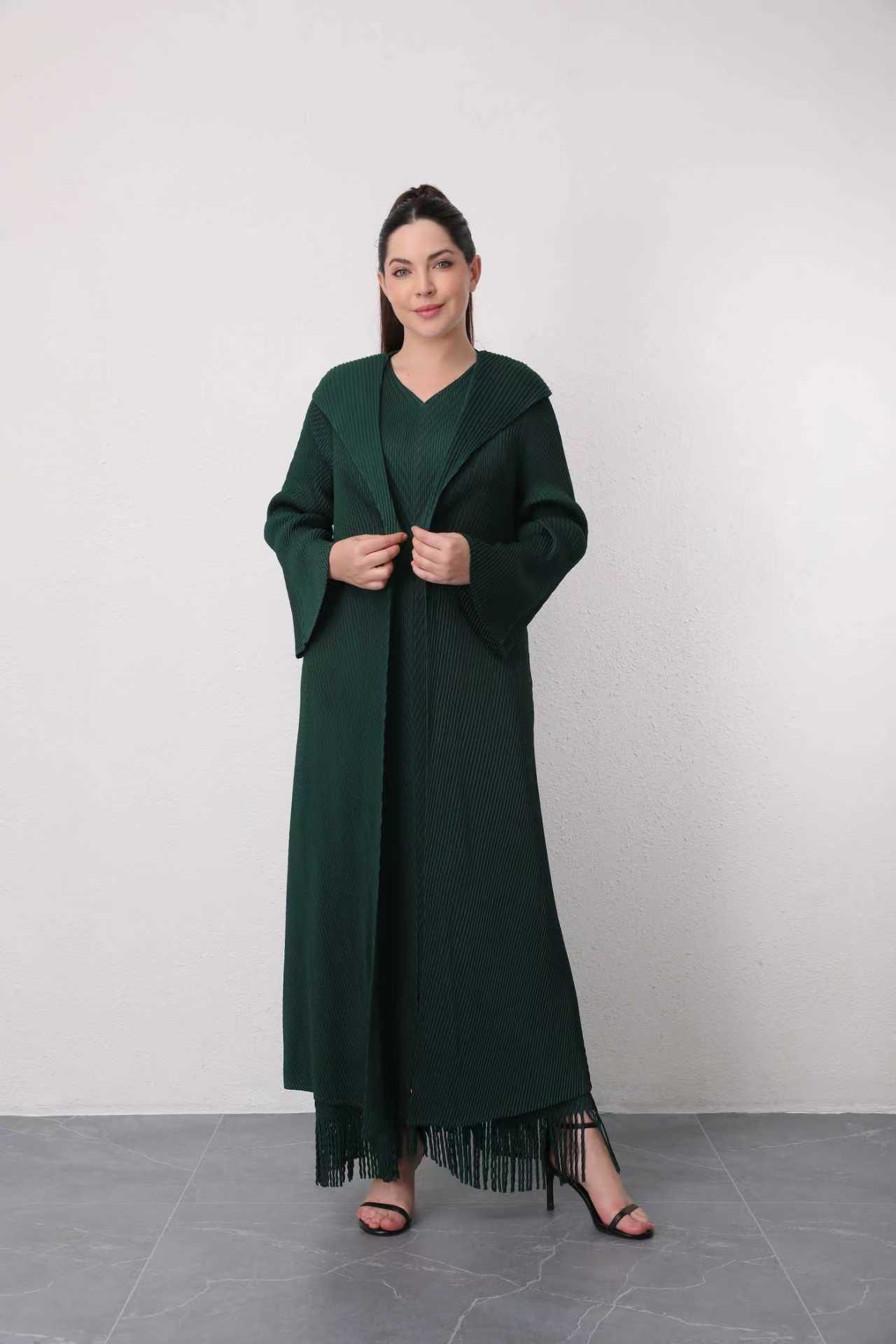 2MUAY รุ่น GA2001 FRINGE MAXI PLEATED SET 5 สี FREE SIZE