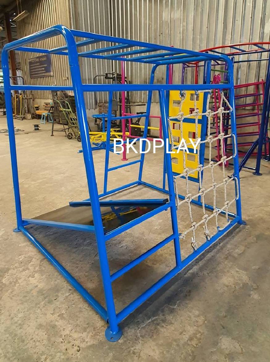 ชุดรวมปีนป่าย4in1 เครื่องเล่นสนามกลางแจ้ง สนามเด็กเล่น ของเล่นเสริมพัฒนาการ