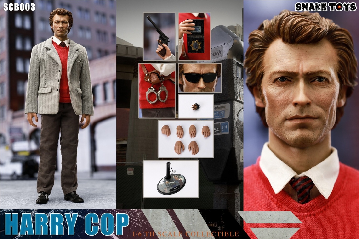 [สั่งจอง]SNAKE TOYS 1/6 - SCB03 : PHarry Cop