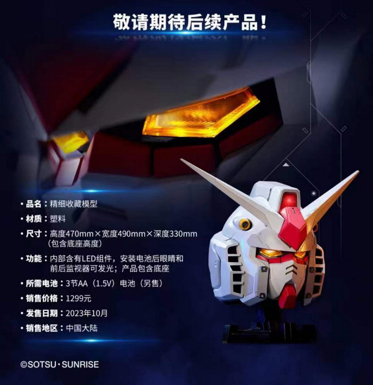 [สั่งจอง]Bandai Namco : BN HEAD VOL.1 RX-78-2 Gundam