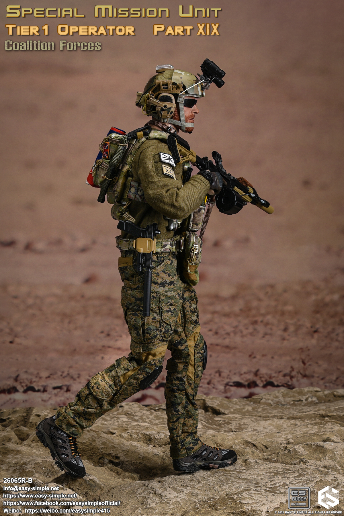 [สั่งจอง] Easy&Simple 26065R-B 1/6 : Special Mission Unit Tier1 Operator Part XIX Coalition Forces