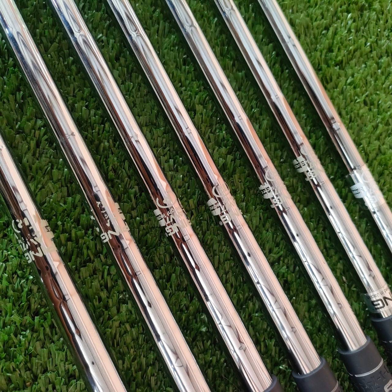 ชุดเหล็ก PING G15 จุดเหลือง มีเหล็ก 4-9 เเละ W ก้าน PING AWT FLEX R สภาพสวยเดิมๆ สุดยอดวัสดุ ก้านพรีเมี่ยมเฉพาะ PING