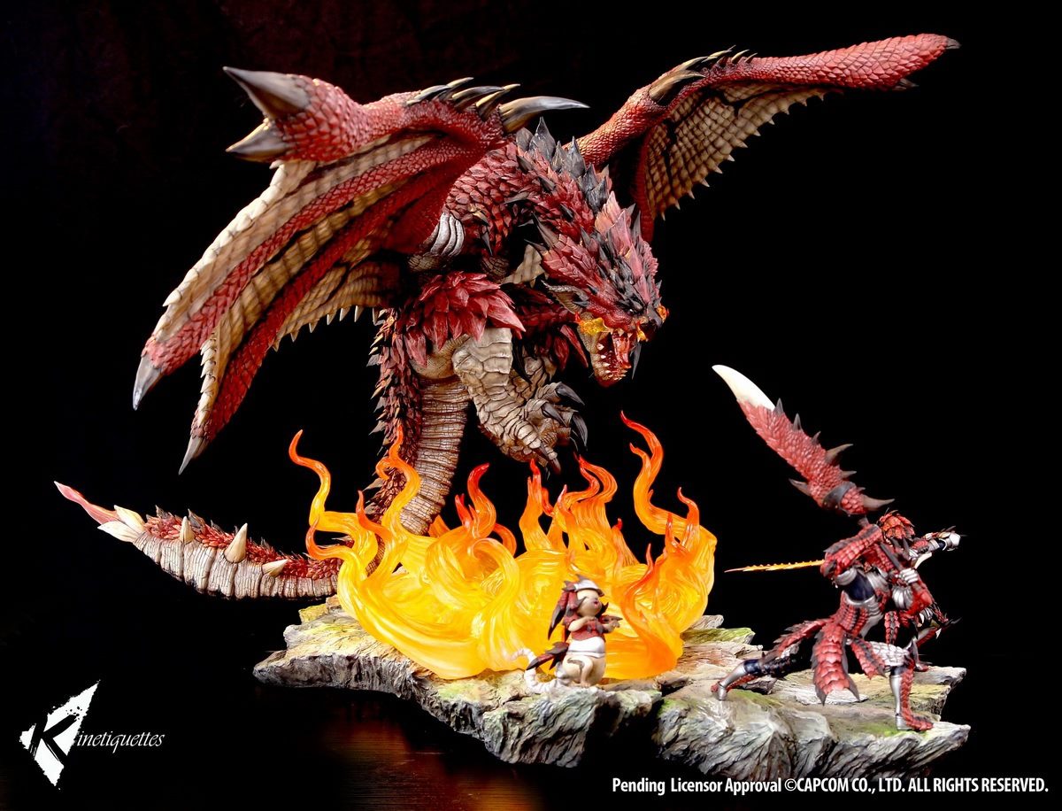 [สั่งจอง]Kinetiquettes 1/10 scale : RATHALOS - THE FIERY BUNDLE