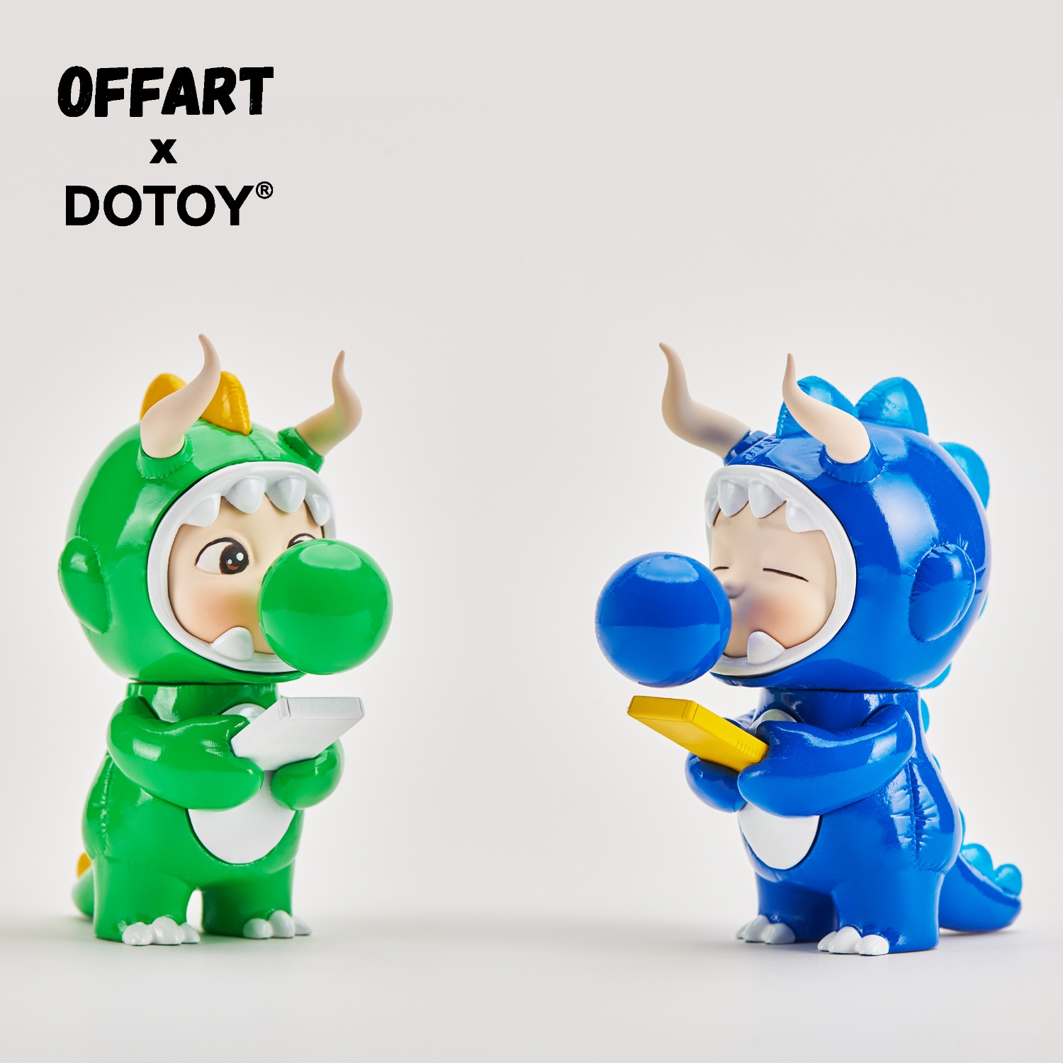 [สั่งจอง] OFFART X Dotoy Bubble Dino Jimmy Boy (8Cm)