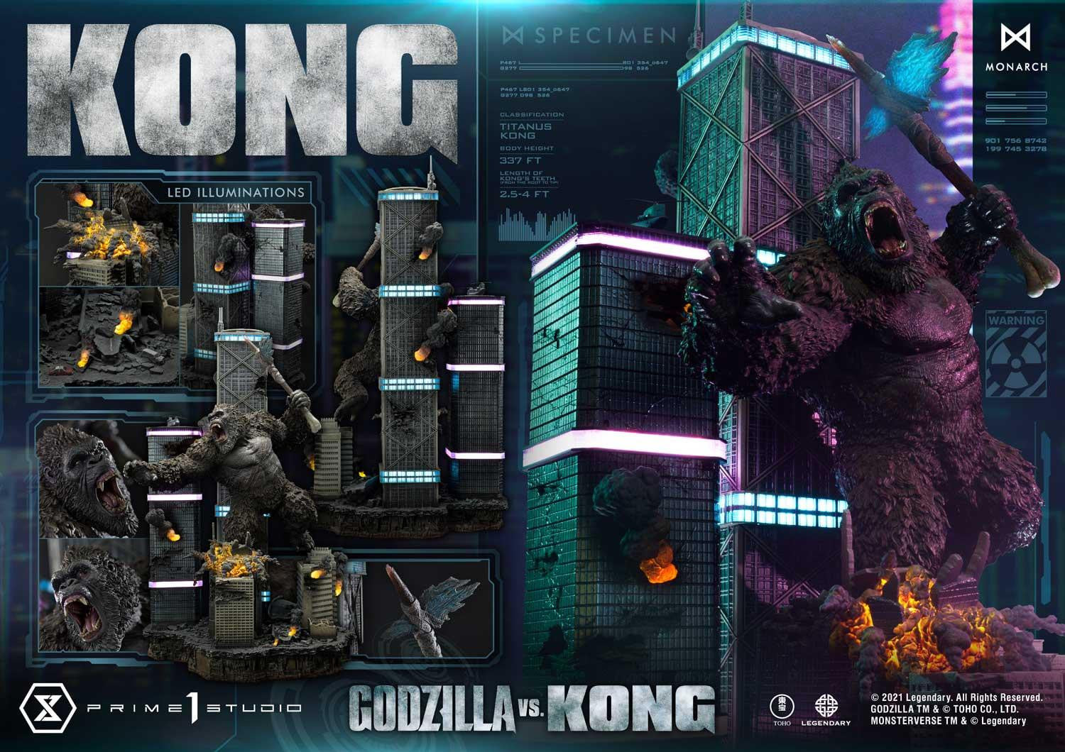 [สั่งจอง]Prime 1 Studio UDMGVK-02: Kong Final Battle