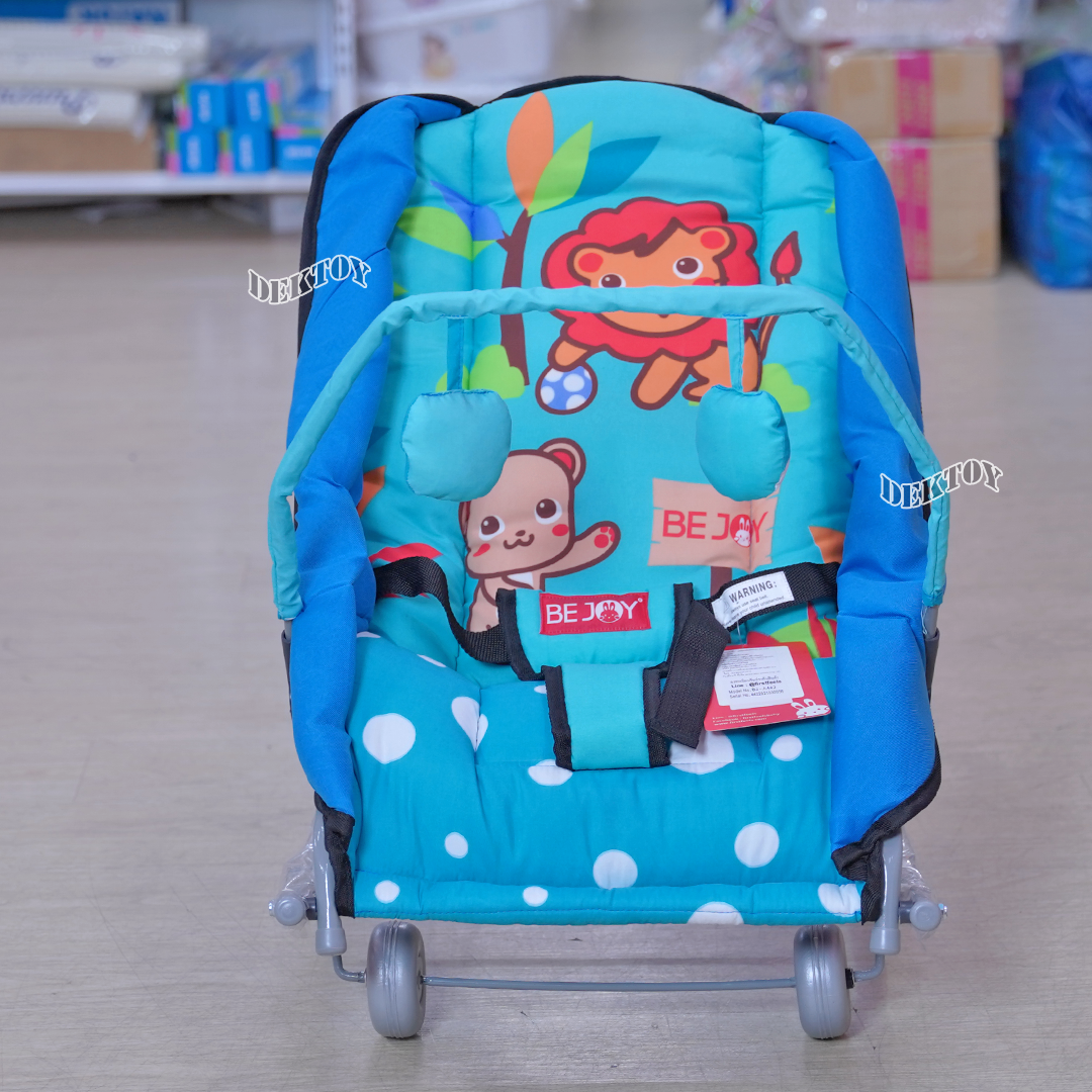 Firstfeels BEJOY เปลโยกเด็ก เปลโยกเด็กสำหรับนอนเล่น BJ A442 ลายสิงโต