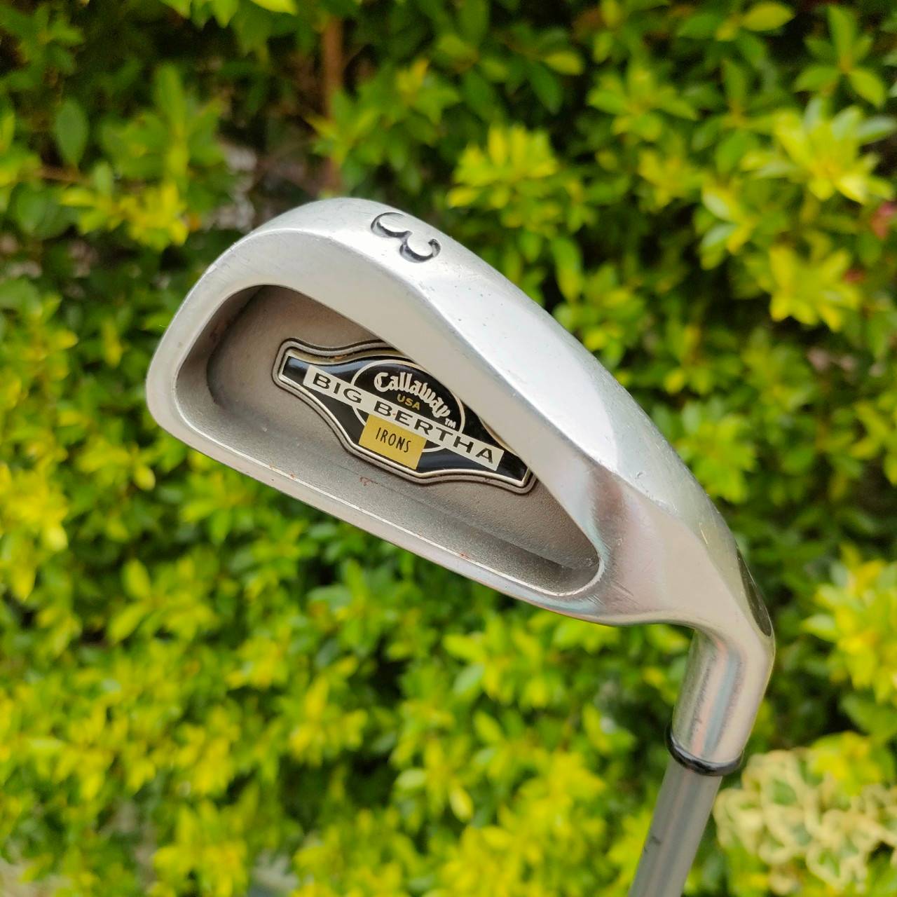 เหล็ก3 CALLAWAY BIG BERTHA ก้าน SUPER JV100 FLEX S ตัวนี้เป็น JAPAN SPCE ก้าน JV 100 ก้านเจาะทะลุ CAVITY ลึกมากๆ ไม้กอล์ฟมือสอง ของแท้ BY NakaraLuxurious