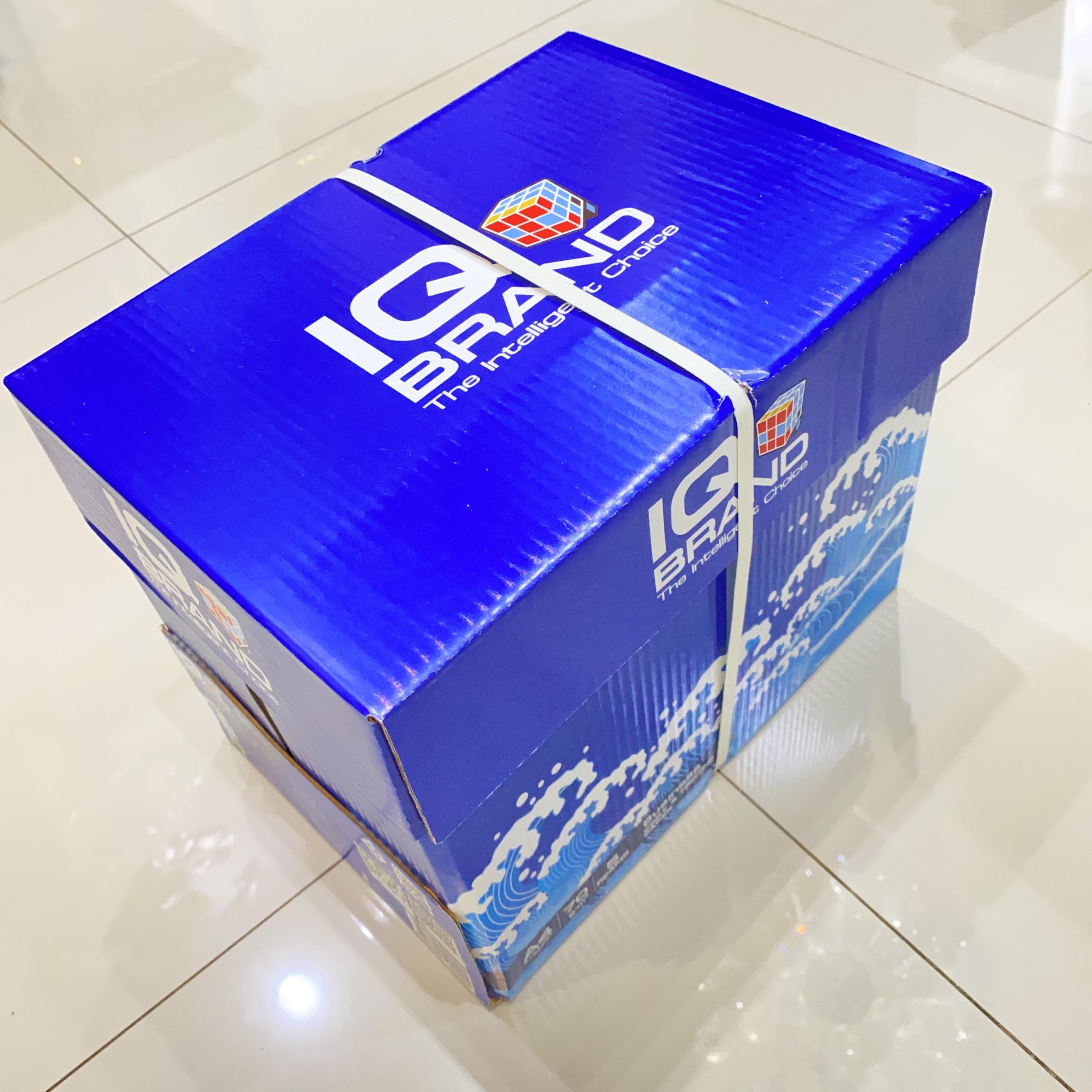 กระดาษ A4/A5 IQ Brand 70แกรม 1รีมมี500แผ่น ใช้ได้ทั้งงานเอกสารและงานปริ้น กระดาษคุณภาพดี ราคาประหยัด