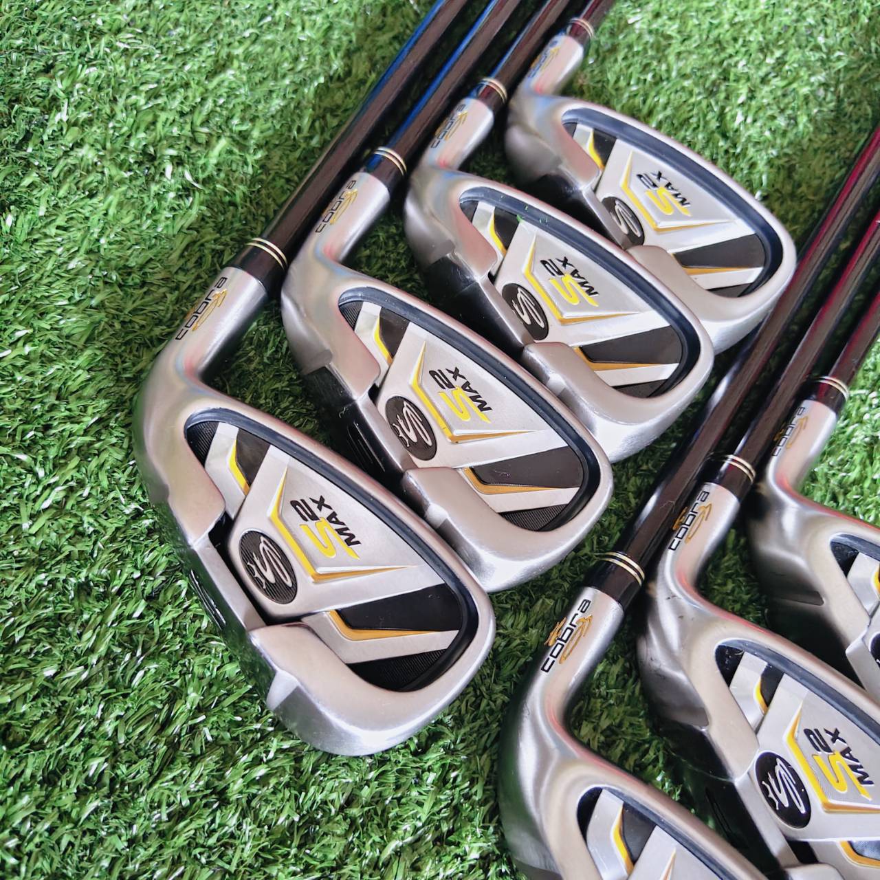 ชุดเหล็ก Cobra S2 Max สภาพสวยนางฟ้า Hybrid DNA แบบ Baffler → ตีง่าย ให้อภัยสูง แม้ไม่โดนกลางหน้าไม้