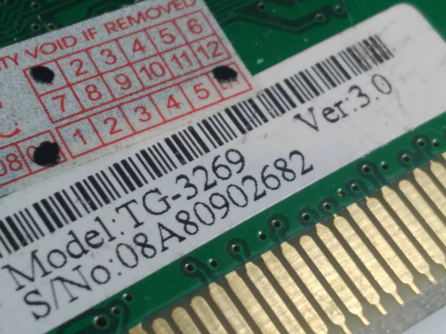 Network card tp-link tg-3269 port gigabit pci 10/100/1000