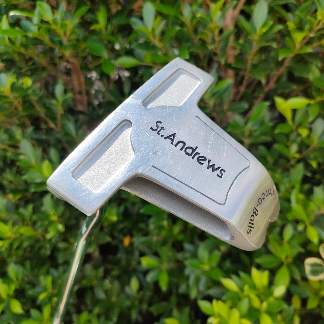 * ไม้กอล์ฟมือซ้าย * PUTTER ST.ANDREWS THREE-BALL เล็งง่ายมากๆ ความยาว 34 นิ้ว พัตต์ดีและ HIGH M.O.I. ชดเชยสูง ทำให้พัตต์ตรงมากๆครับ
