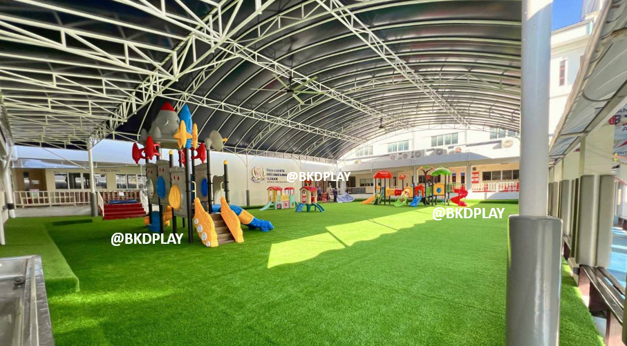 บ้านเด็กวินเทจ สีพาสเทล, สไลเดอร์พร้อมปีนป่าย บ้านสไลเดอร์ของเล่น บ้านน้อยสองชั้น กระดานลื่นพลาสติก,บ้านมีสไลเดอร์ , เครื่องเล่นสนาม พร้อมส่ง