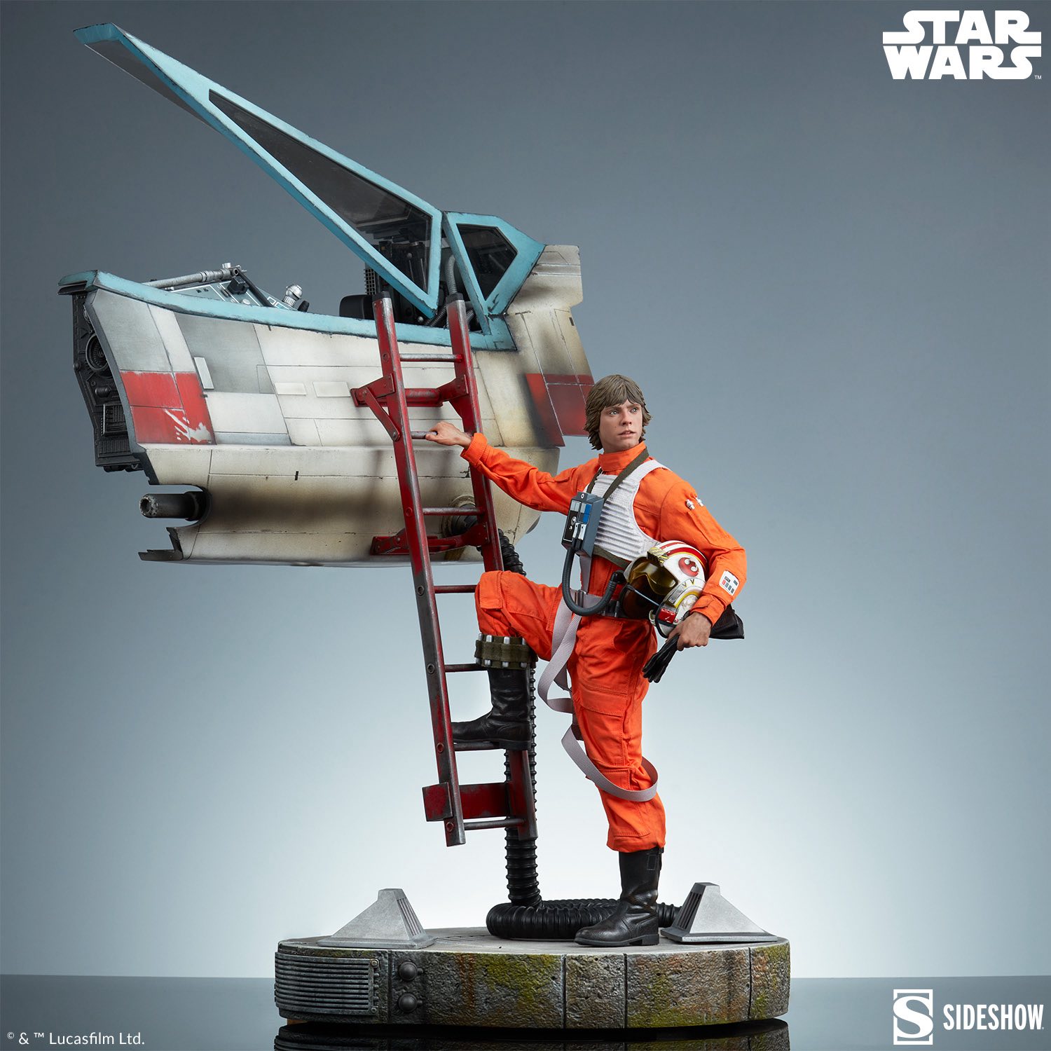 [สั่งจอง]Sideshow : Luke Skywalker & X-Wing: Red Five, Standing By Premium Format
