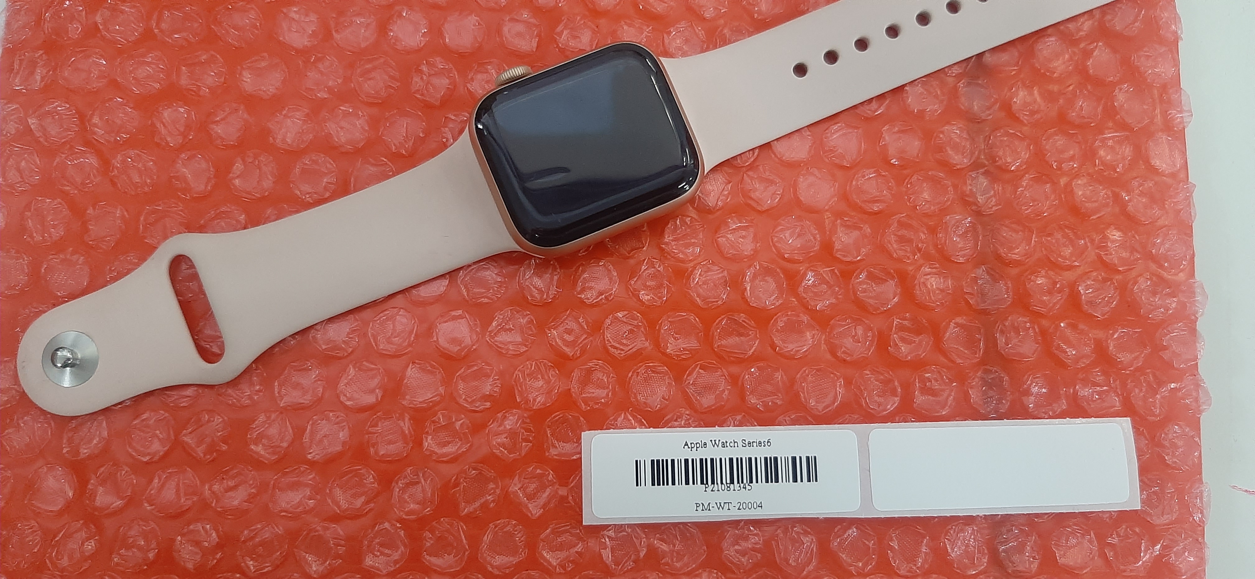 แอ็ปเปิ้ล วอช มือสอง Series6 สายสีชมพู ประกันร้าน 1 เดือน