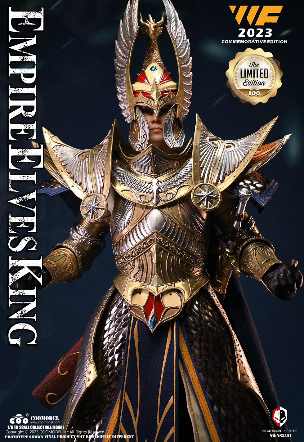 [สั่งจอง]COOMODEL 1/6 : WF EDITION - NS2301 : KING OF ELVES WF COPPER COMMEMORATIVE EDITION