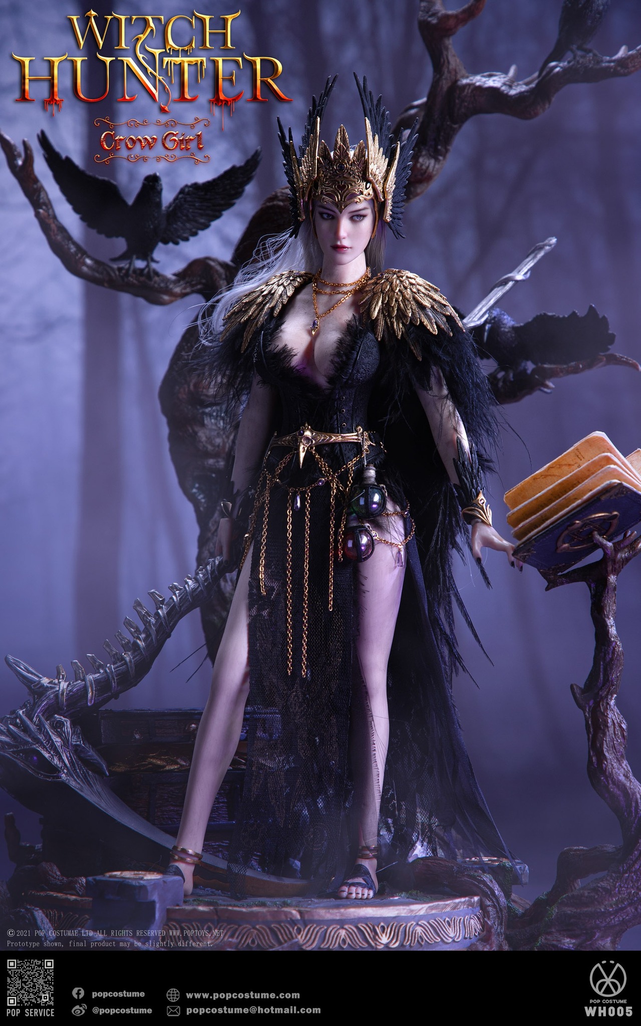[สั่งจอง]POP COSTUME 1/6 : Witch Hunter Series-The Crow Girl