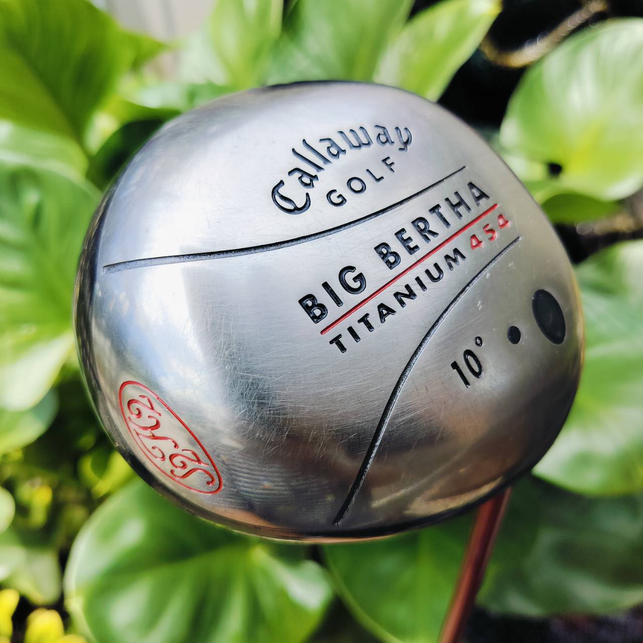 Driver Callaway BIGBERTHAR 454 วัสดุ BETA TITANIUM ตีดีแบบสุดๆ เป็นก้านเสียบแบบทะลุ สุดคลาสสิค ไม้กอล์ฟมือสอง ของแท้ By NakaraLuxurious
