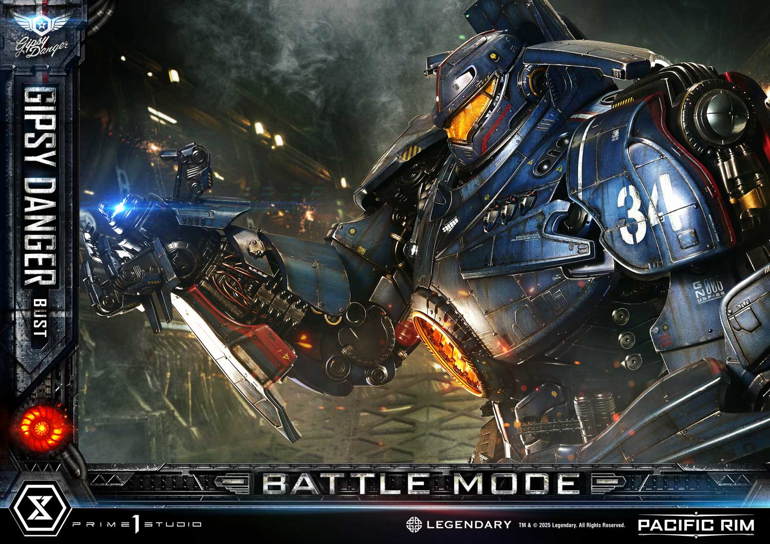 [สั่งจอง]Prime 1 Studio LSPACRIM-02 : Gipsy Danger Battle Mode (Pacific Rim)