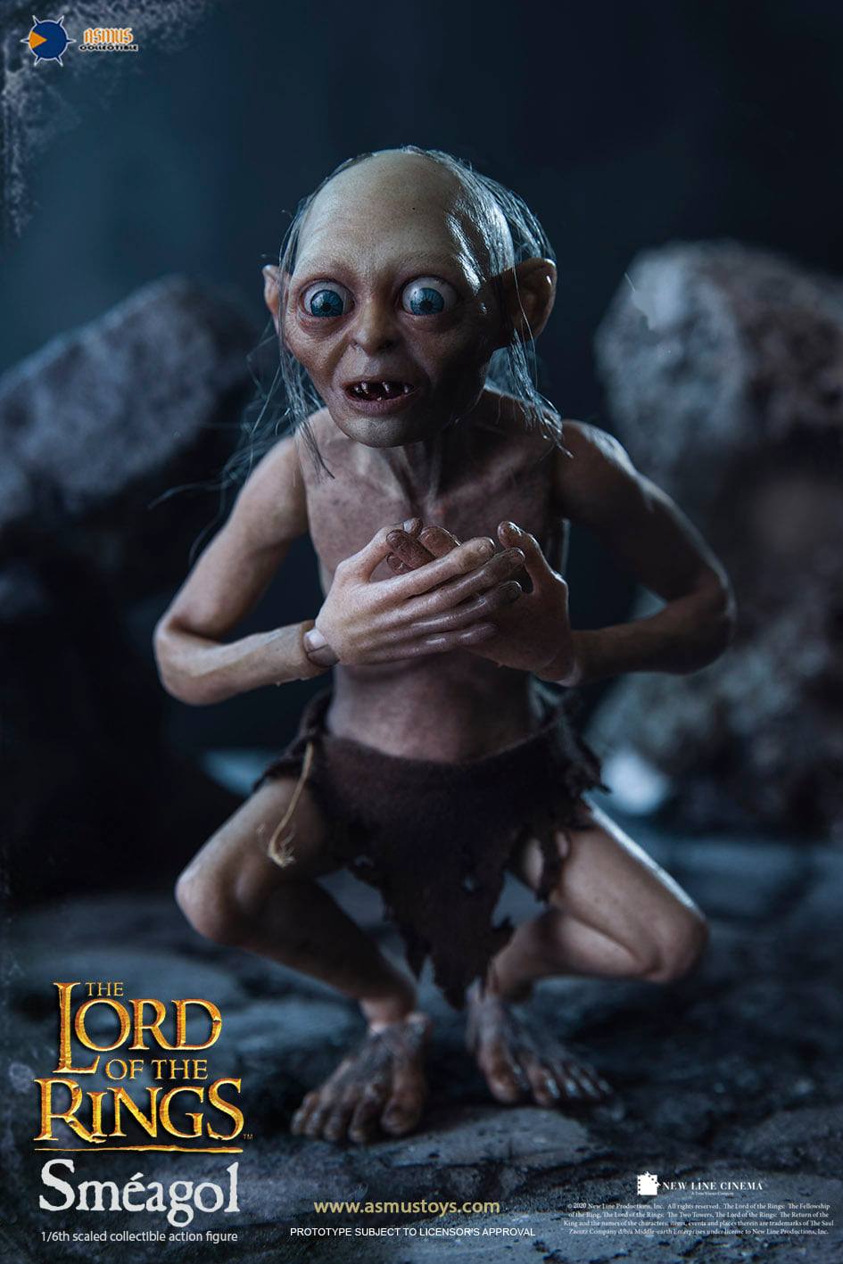 [สั่งจอง]Asmus toys LOTR030G 1/6 : The Lord of the Rings series - Gollum