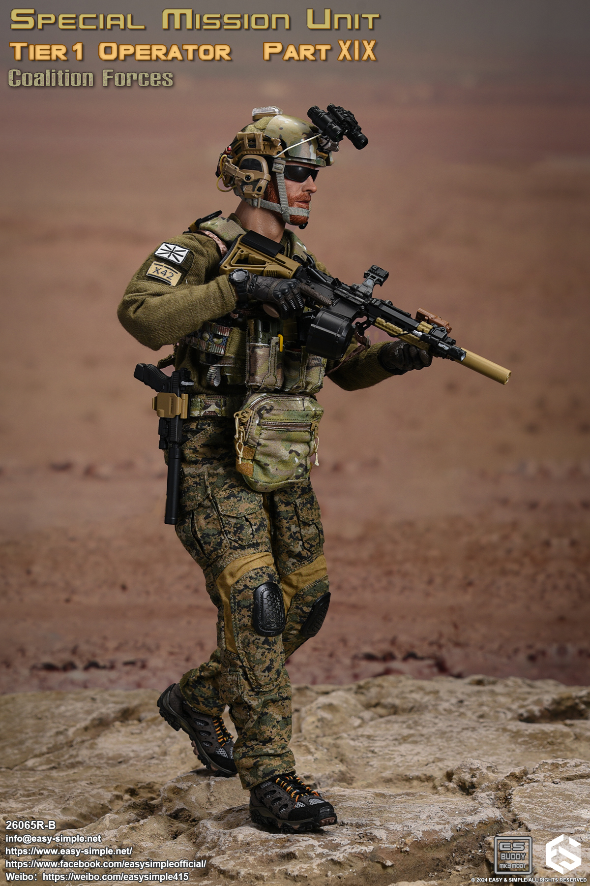 [สั่งจอง] Easy&Simple 26065R-B 1/6 : Special Mission Unit Tier1 Operator Part XIX Coalition Forces