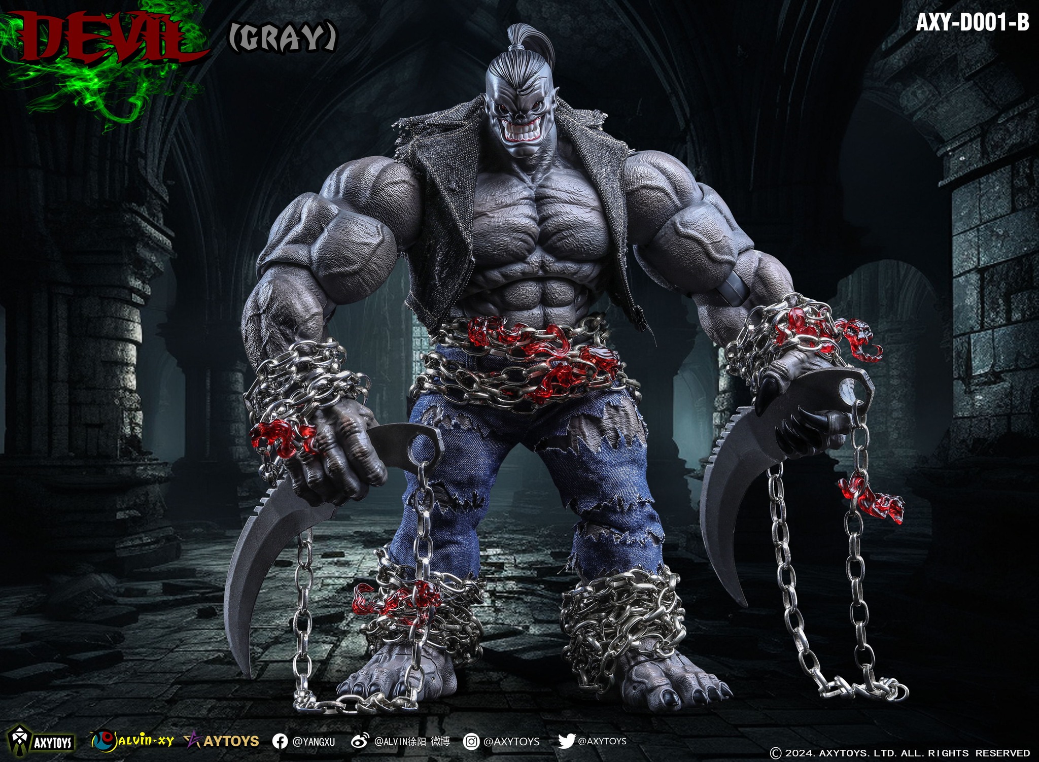 [พร้อมส่ง]AXYTOYS : Devil - มีใม้เลือก 2แบบ - AXY-D002-B /AXYTOYS : Devil - AXY-D001-B