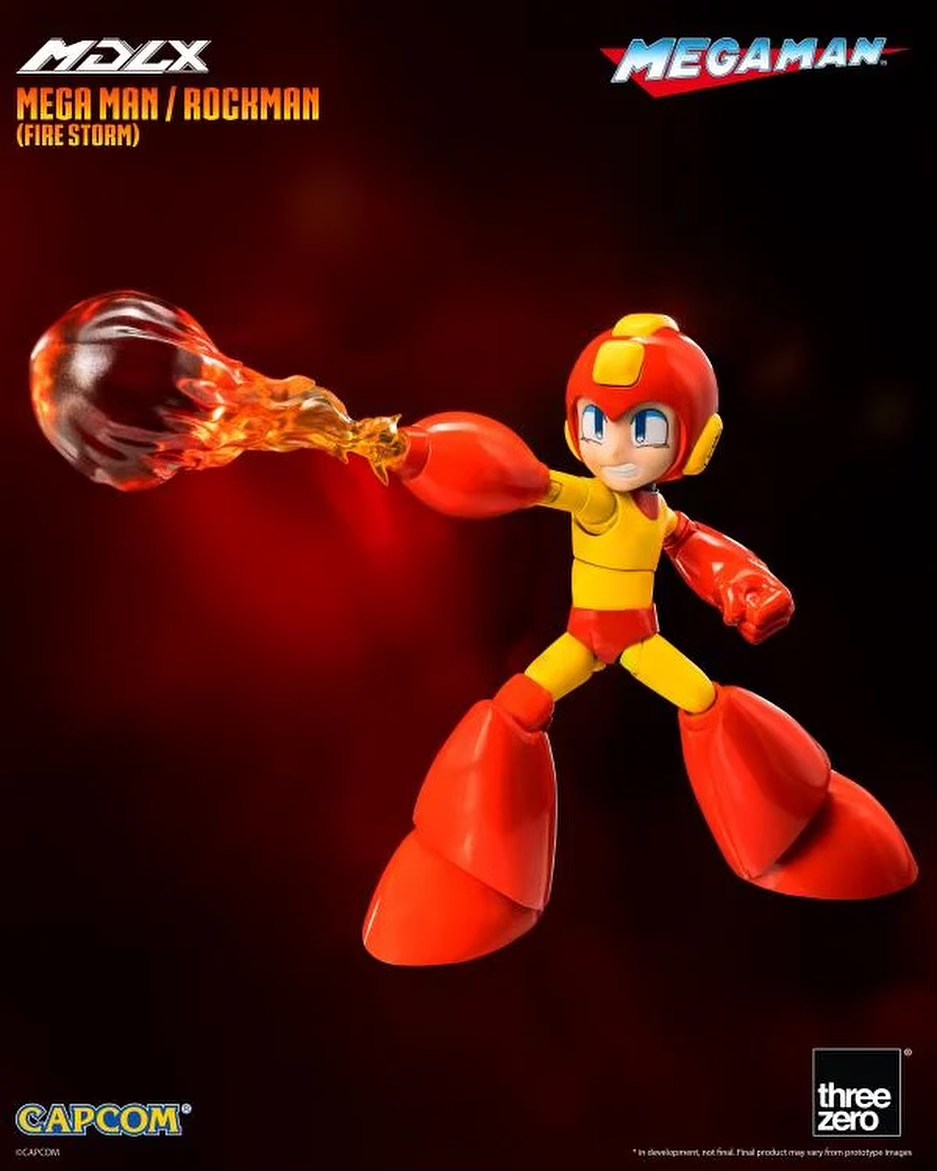 [สั่งจอง] Threezero 3Z08740A0 : MDLX - Mega Man (Fire Storm) (4นิ้ว)