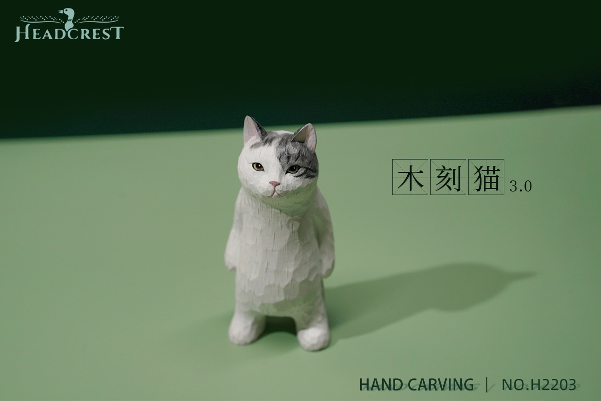 [สั่งจอง]HEADCREST H2203 : Woodcut Cat 3.0