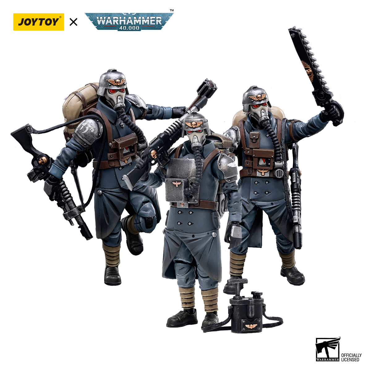 [สั่งจอง] Joy toy 1/18 : Astra Militarum Death Korps of Krieg Veteran Squad