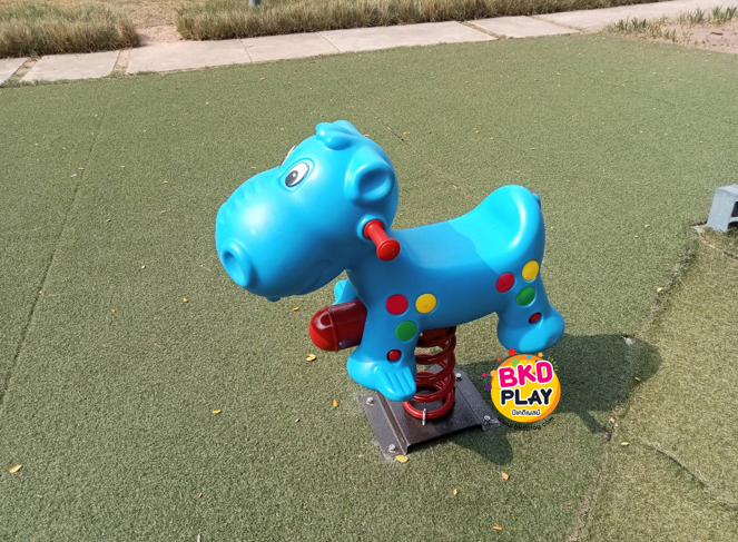 ฮิปโปสปริง,สปริงโยกเยก ของเล่นเด็ก ,ของเล่นสนาม, สินค้าพร้อมส่ง เครื่องเล่นสนามกลางแจ้ง