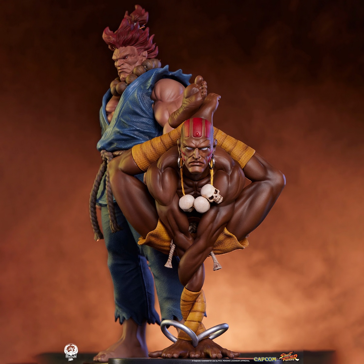 [พร้อมส่ง] Sideshow x PCS 912775 1/10 : Street Fighter Street Jam - Akuma & Dhalsim