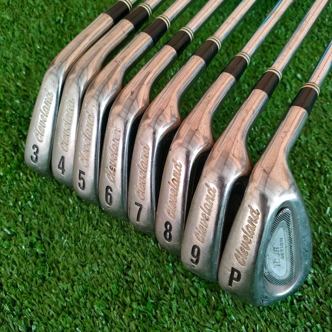 ชุดเหล็ก CLEVELAND TOUR ACTION TA3 มีเหล็ก 3-9 เเละ PW ใบสวย จรดแล้วน่าตีมาก ตีง่าย ตีไกล ตีแม่นมาก