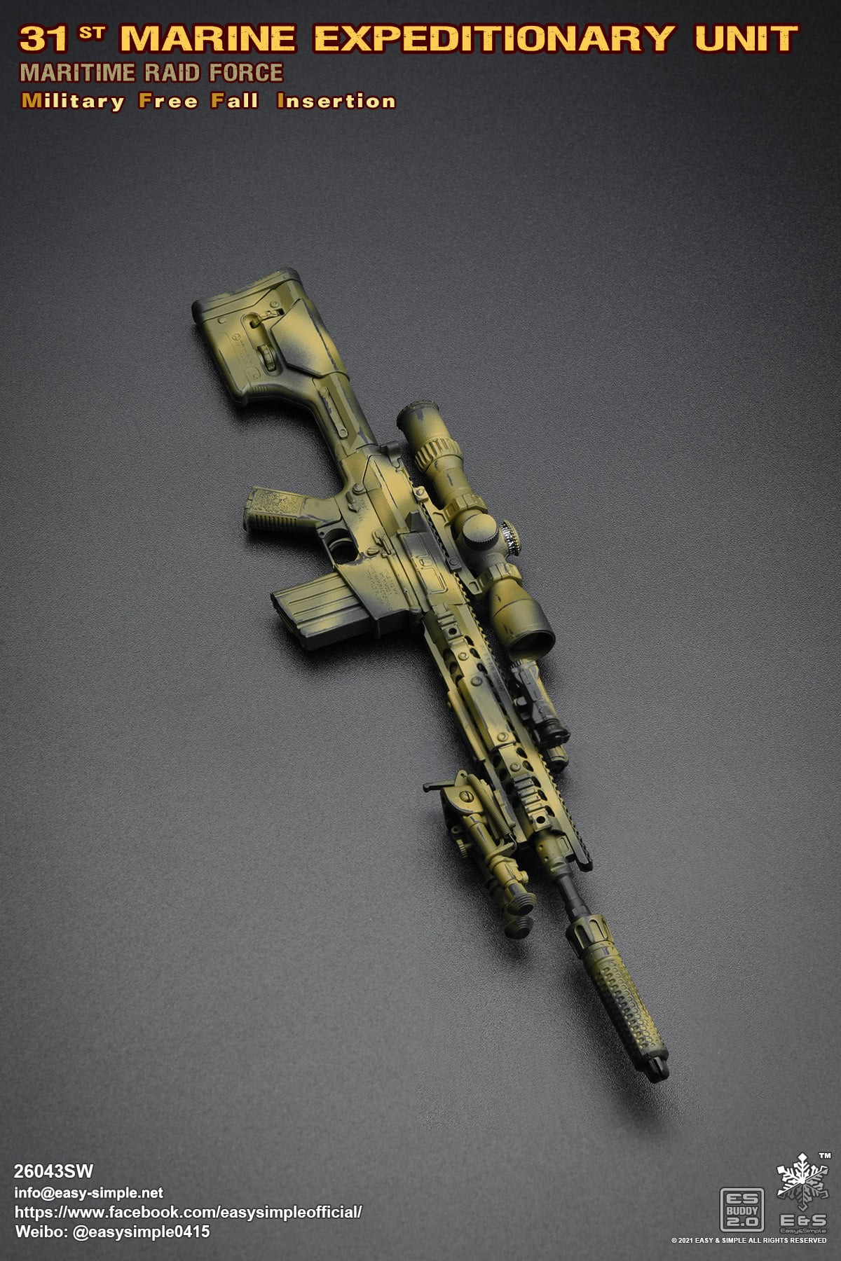 [สั่งจอง]Easy&Simple 26043S : 31ST MEU MRF Military Free Fall Insertion