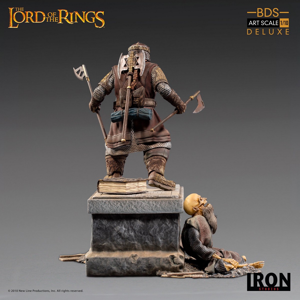 [สั่งจอง]Iron Studios Deluxe BDS Art Scale 1/10 - Lord of the Rings : Gimli
