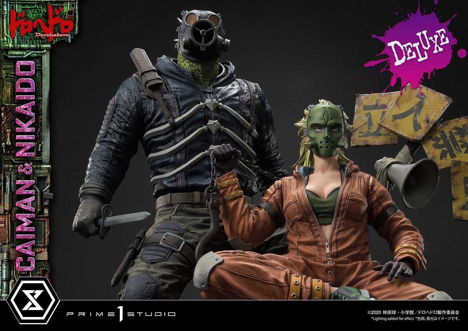 [สั่งจอง]Prime 1 Studio 1/4 : Caiman & Nikaido (Dorohedoro)