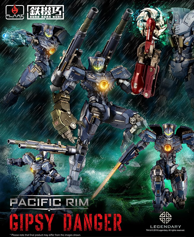 [สั่งจอง] Sentinel Flame Toys Kuro kara kuri Pacific Rim - Gipsy Danger (21Cm) Normal Ver.